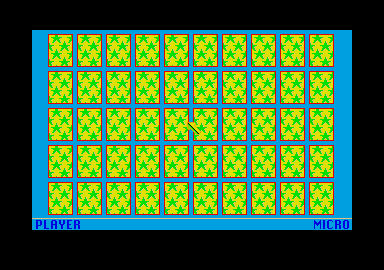 Pelmanism atari screenshot