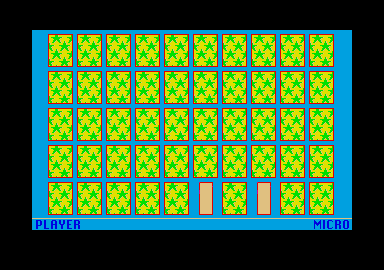 Pelmanism atari screenshot