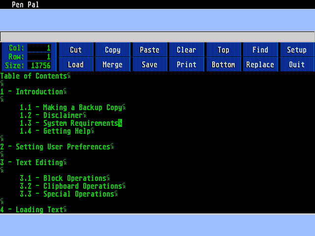 Pen Pal atari screenshot
