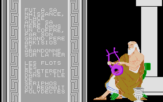 Persée et Andromède atari screenshot
