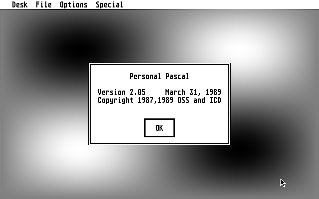 Personal Pascal — screenshot 1