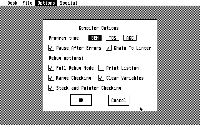 Personal Pascal atari screenshot