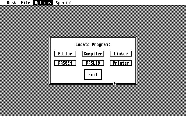 Personal Pascal atari screenshot