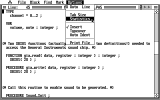 Personal Pascal atari screenshot