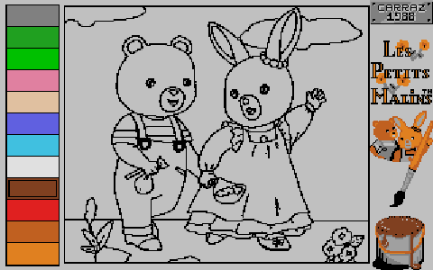 Petits Coloriages Malins - Volume 1 (Les) atari screenshot