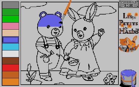 Petits Coloriages Malins - Volume 1 (Les) atari screenshot