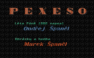 Pexeso atari screenshot