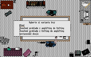 Pexeso atari screenshot