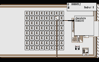 Pexeso atari screenshot