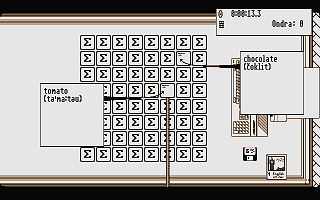 Pexeso atari screenshot