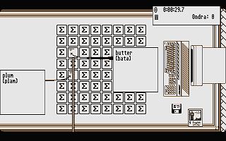 Pexeso atari screenshot