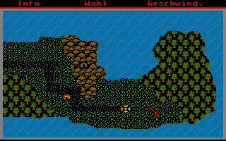 Phantasie atari screenshot