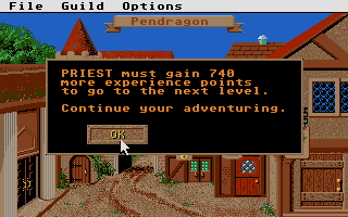 Phantasie III - The Wrath of Nikademus atari screenshot