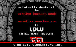 Phantasie atari screenshot