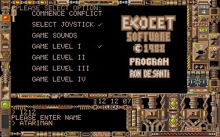 Phantasm atari screenshot