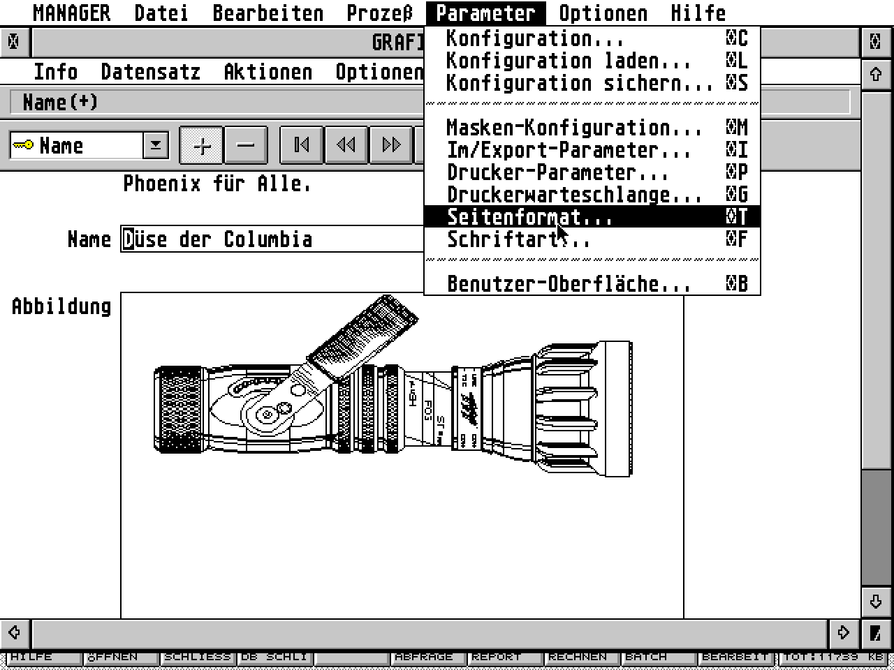 Phoenix atari screenshot