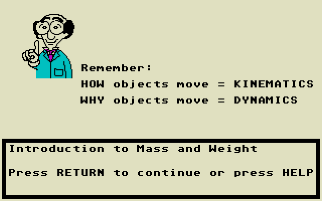 Physics Volume 1 atari screenshot