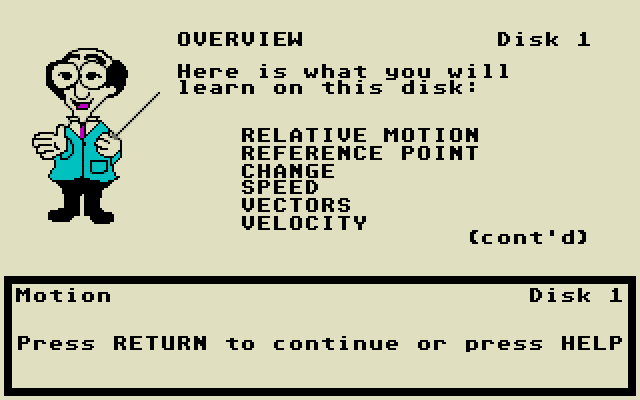 Physics Volume 1 atari screenshot