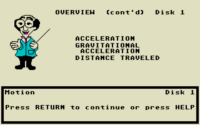 Physics Volume 1 atari screenshot