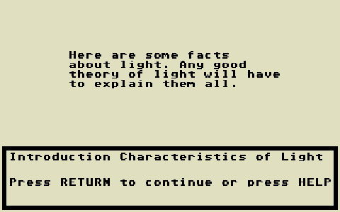 Physics Volume 2 atari screenshot