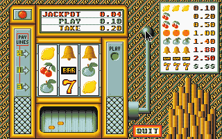 Pickpocket atari screenshot