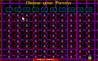 PicrossST atari screenshot