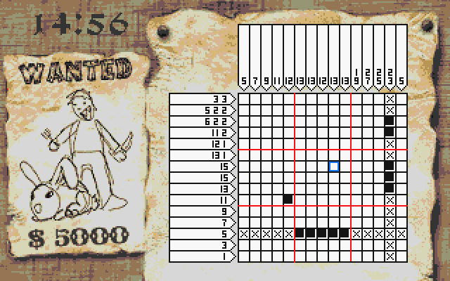 PicrossST atari screenshot