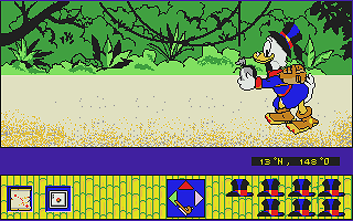 Picsou - Cazador del Tesoro atari screenshot
