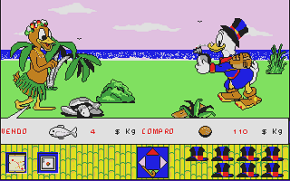 Picsou - Cazador del Tesoro atari screenshot