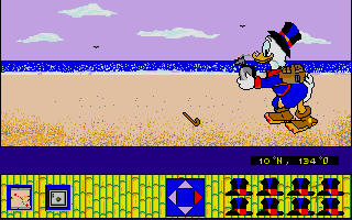 Picsou - Chasseur de Trésor atari screenshot