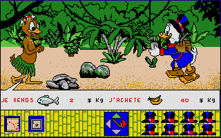 Picsou - Chasseur de Trésor atari screenshot