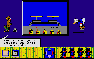 Picsou - Chasseur de Trésor atari screenshot