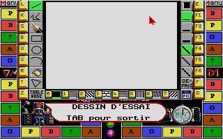 Pictionary atari screenshot