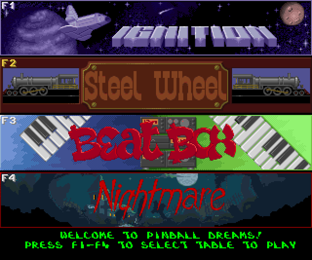 Pinball Dreams [Falcon030] atari screenshot