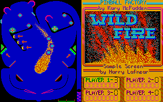 Pinball Factory atari screenshot