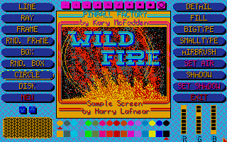 Pinball Factory atari screenshot