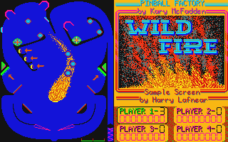 Pinball Factory atari screenshot