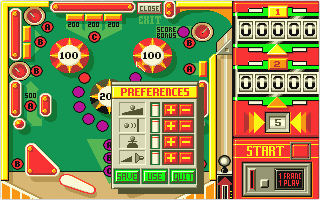 Pinball Magic atari screenshot