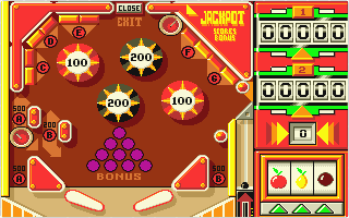 Pinball Magic atari screenshot