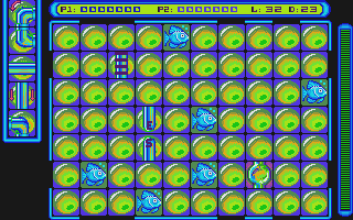 Pipe Mania atari screenshot