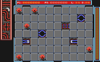 Pipe Mania atari screenshot