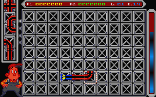 Pipe Mania atari screenshot