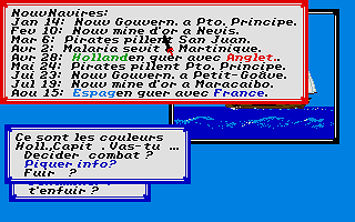Pirates! atari screenshot