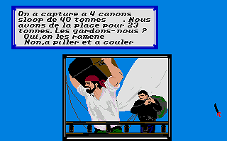 Pirates! atari screenshot