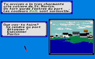 Pirates! atari screenshot