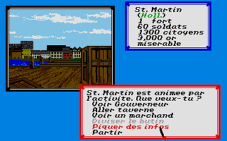 Pirates! atari screenshot