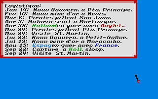 Pirates! atari screenshot