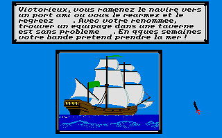 Pirates! atari screenshot