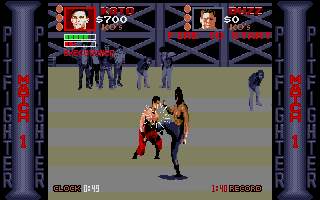 Pit-Fighter atari screenshot