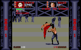 Pit-Fighter atari screenshot